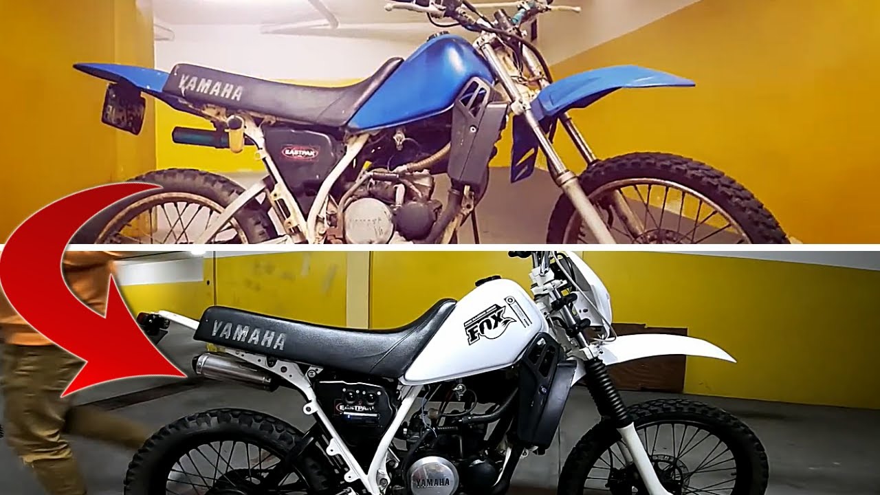TRANSFORMAÇÃO COMPLETA / YAMAHA DT 50 LCD