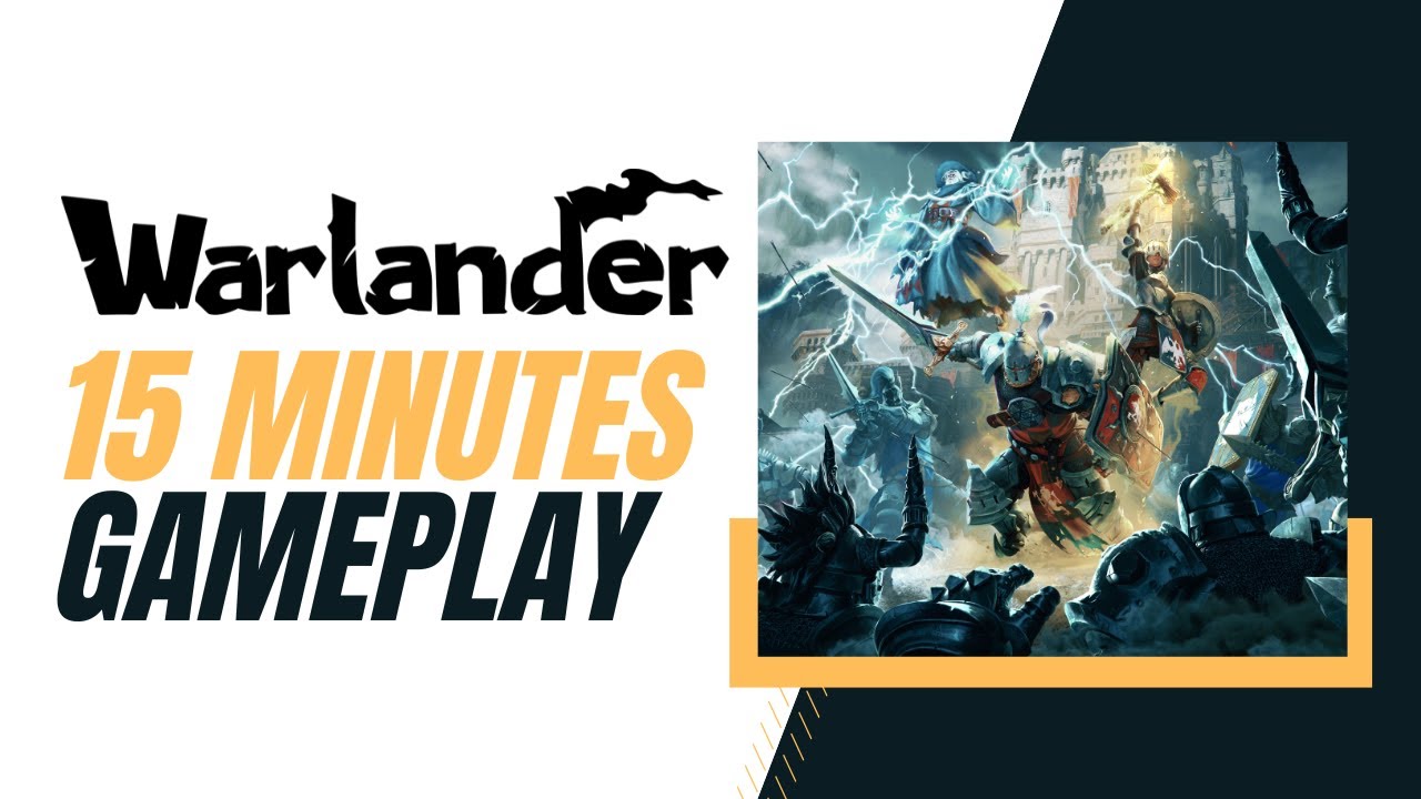 FIRST LOOK 15minutes Gameplay | Warlander
