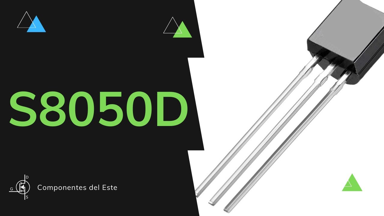 Medir / Probar Transistor S8050D 📐- Leer hoja de datos de transistor S8050D- Data sheet S8050D