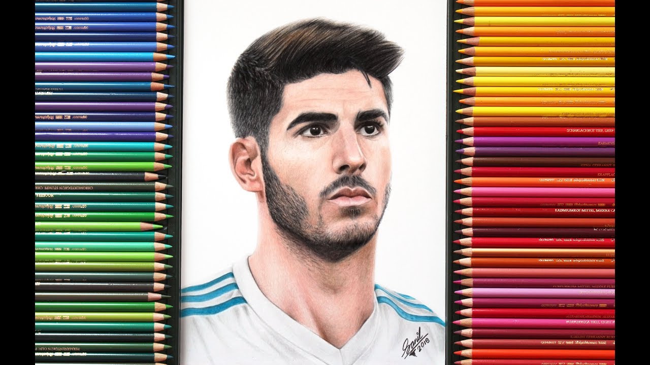 Marco Asensio  Real Madrid drawing........new video 2018