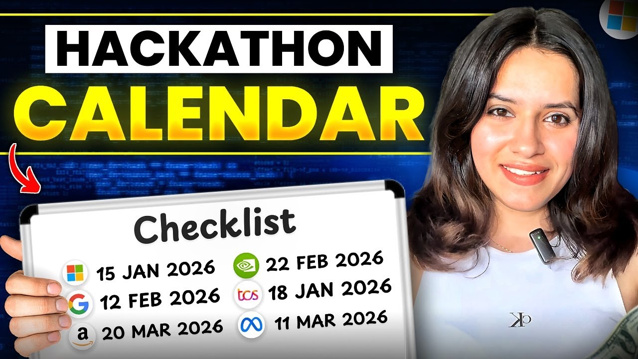 Hackathon Calendar 2026 | Big  Tech Companies Hiring Drives in 2026
