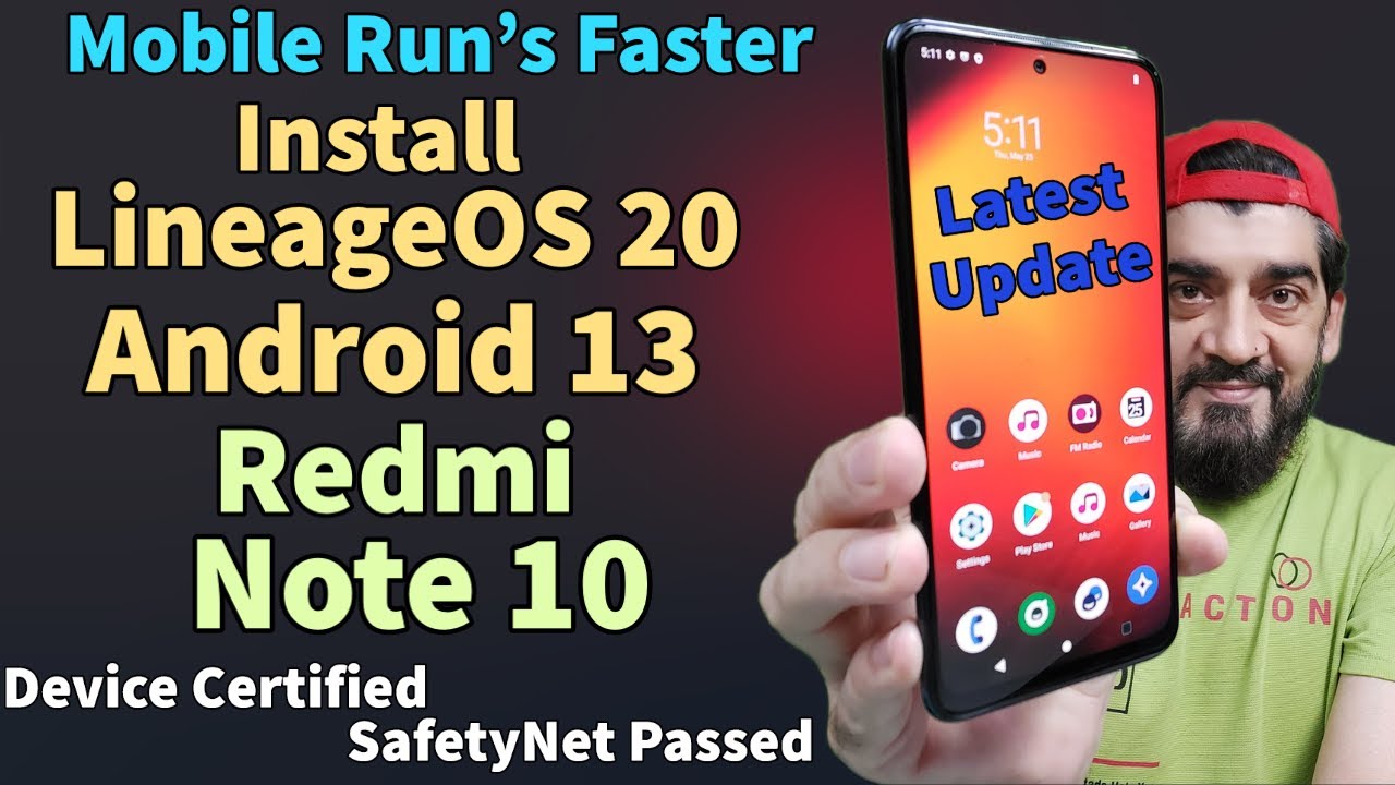 Install LineAgeOS 20 Android 13 On Redmi Note 10 Latest Update