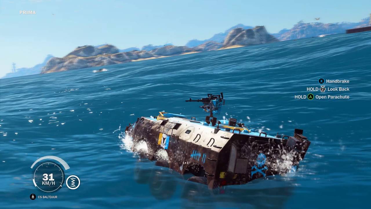 Just Cause 3 - The Water Car
