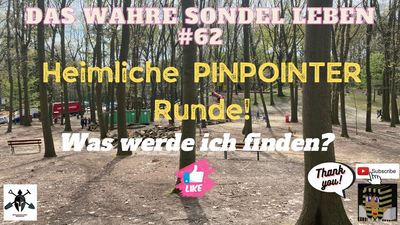 Heimliche PINPOINTER Runde auf einem Waldspielplatz. Sondeln Metalldetektor Quest Q30+ #62