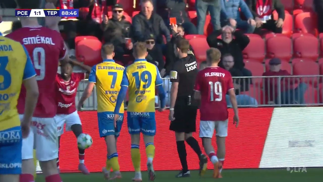 Hodnocení vybraných situací Chance Ligy 2025/2026: FK Pardubice - FK Teplice