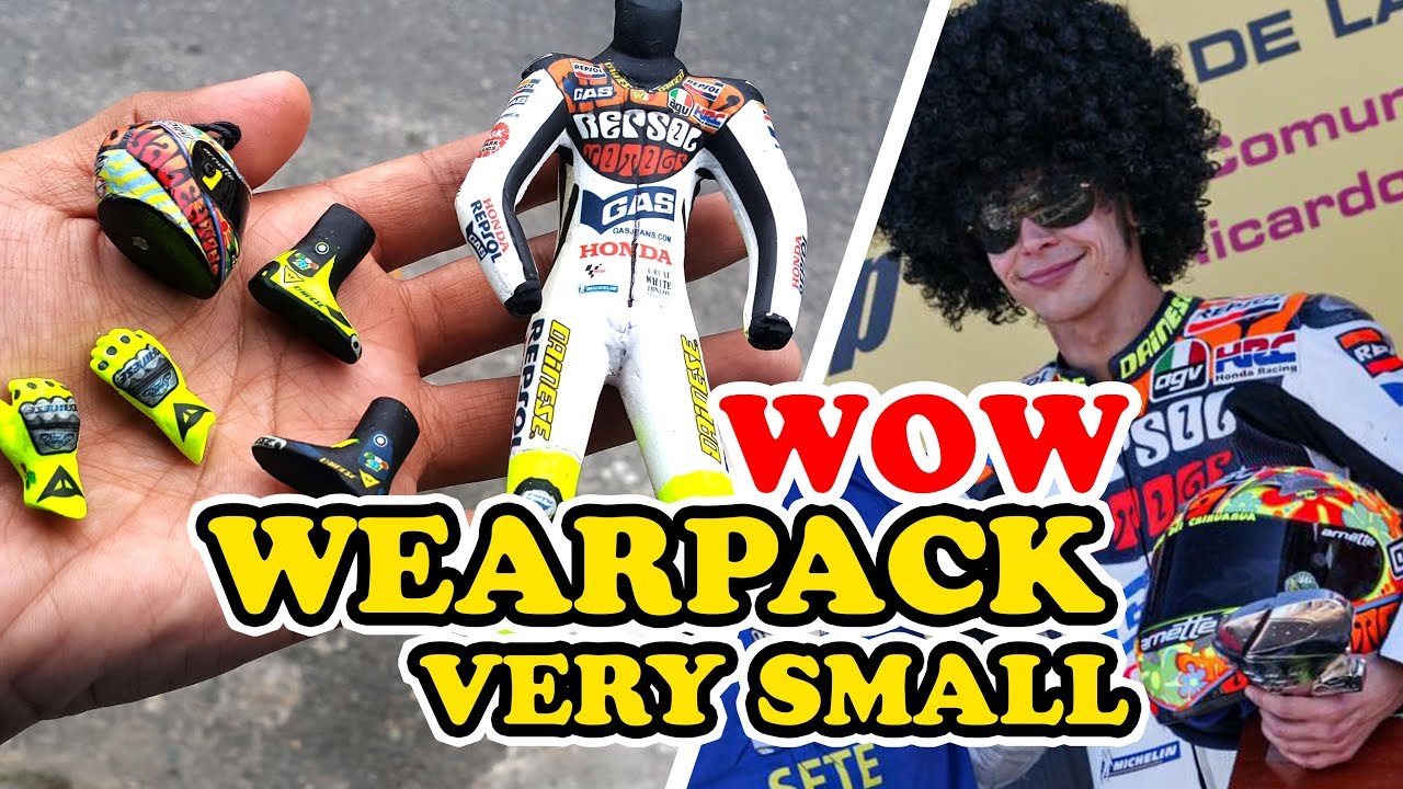 Miniatur Rossi Wearpack Valencia 2003 (MOTOGP2003 Cheste) #thiyarz #Rossi #thedoctor