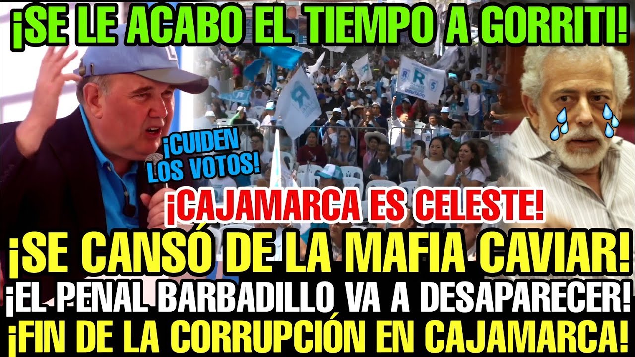 PORKY AVISA A GORRITI QUE SE LARGARÁ DEL PAIS Y SORPRENDE A CAJAMARCA CON PLAN PARA SER POTENCIA
