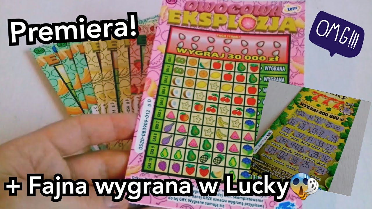 Zdrapki Lotto #313 Premiera! 12x Owocowa Eksplozja 🍏🍋🍒🍉 Jest Super 😍💪
