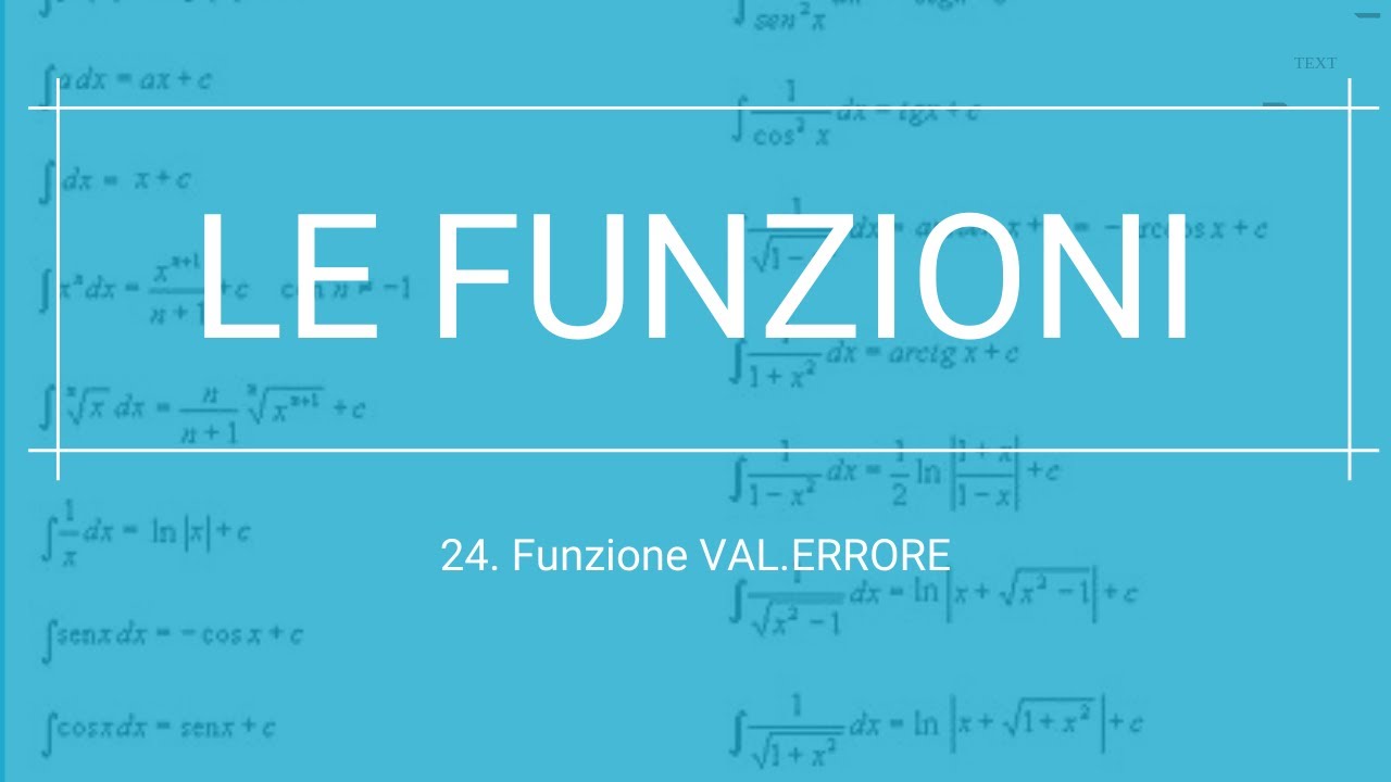 Funzione Val.Errore - Excel Facile