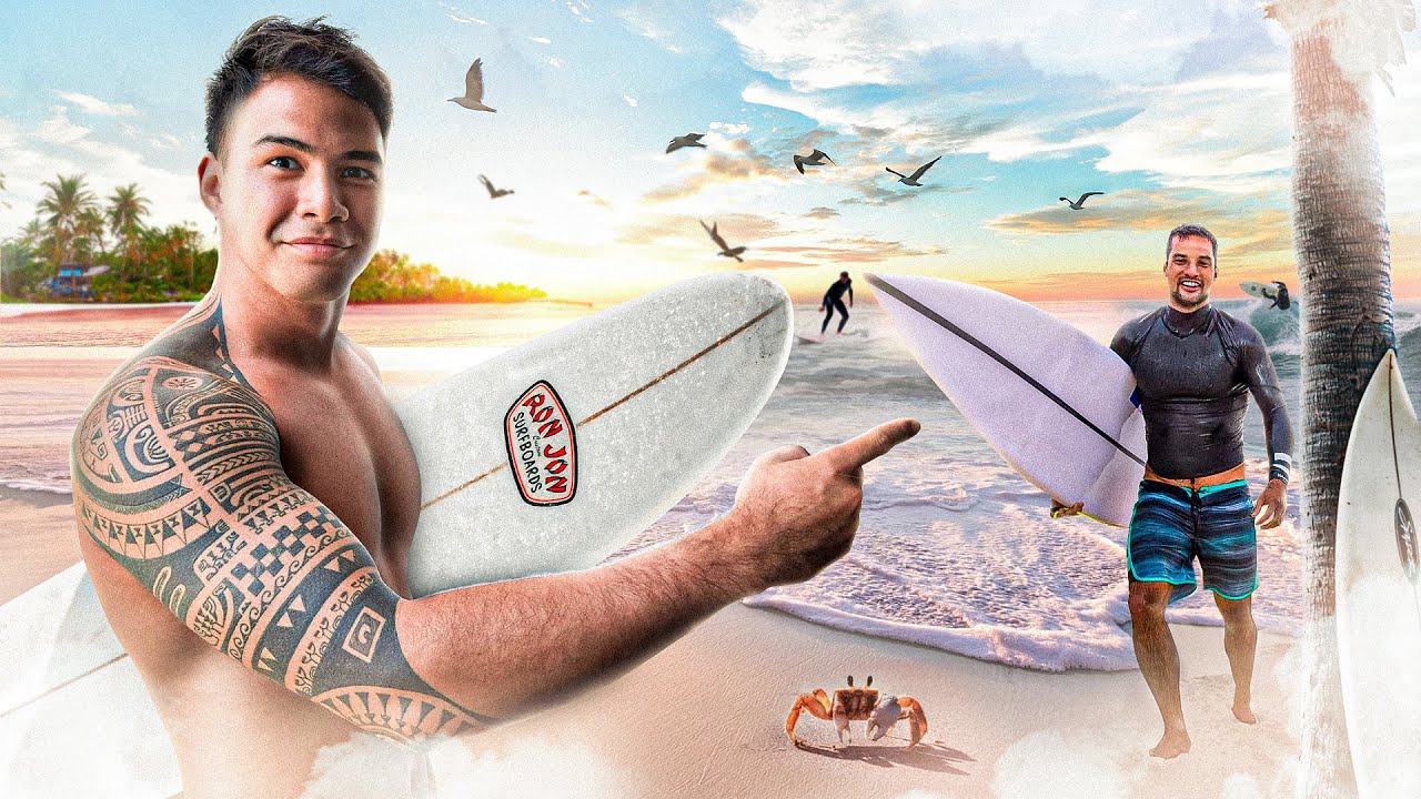 Je fais du surf sur une ILE PERDUE ! #3 (Tikehau avec des légendes)