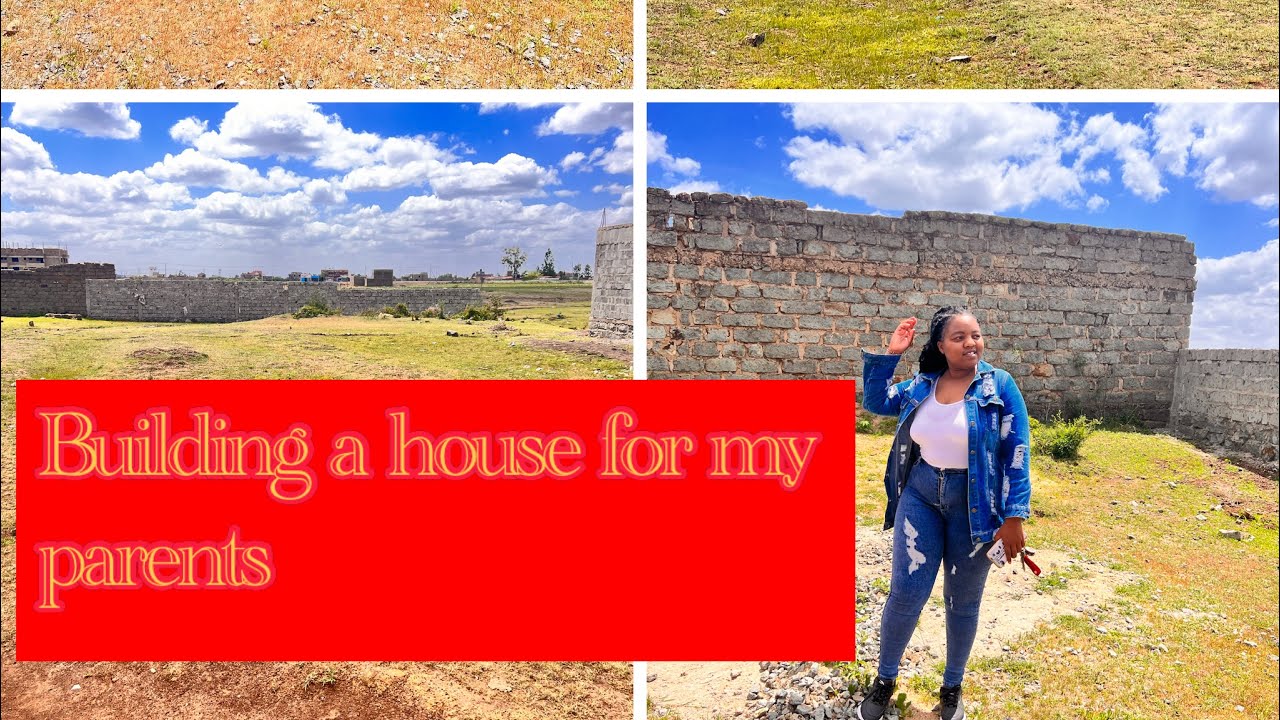 Vlog::BIG REVEAL AND SURPRISE FOR MY PARENT,,I BOUGHT A LAND AND STARTED BUILDING A HOUSE 🏠