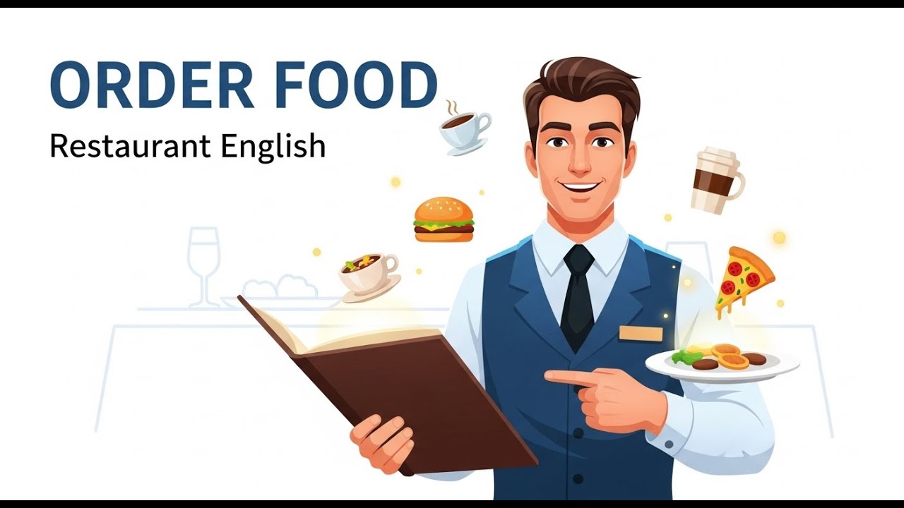 Learn English With Podcast | How To Order Food In English – Learn English with Real Conversations!