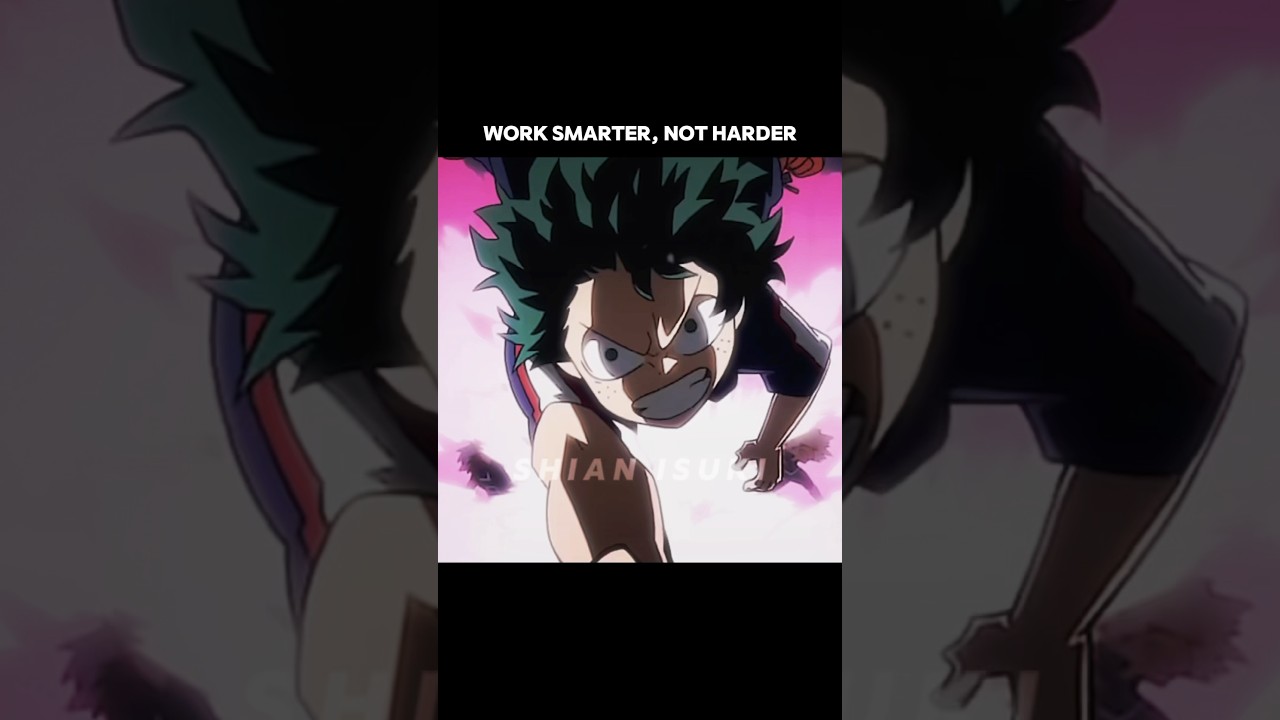 Work Smarter, Not Harder | Neon Blade | MHA Edit