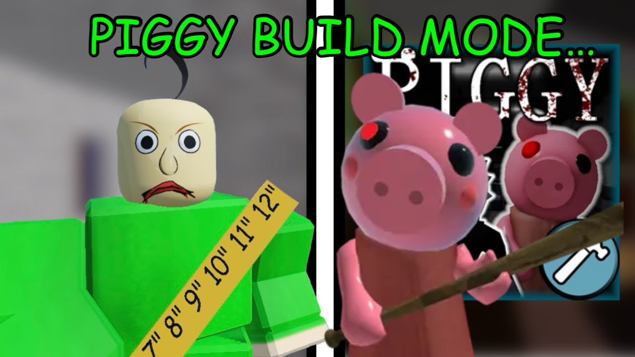 I made BALDIS BASICS in Piggy Build Mode…