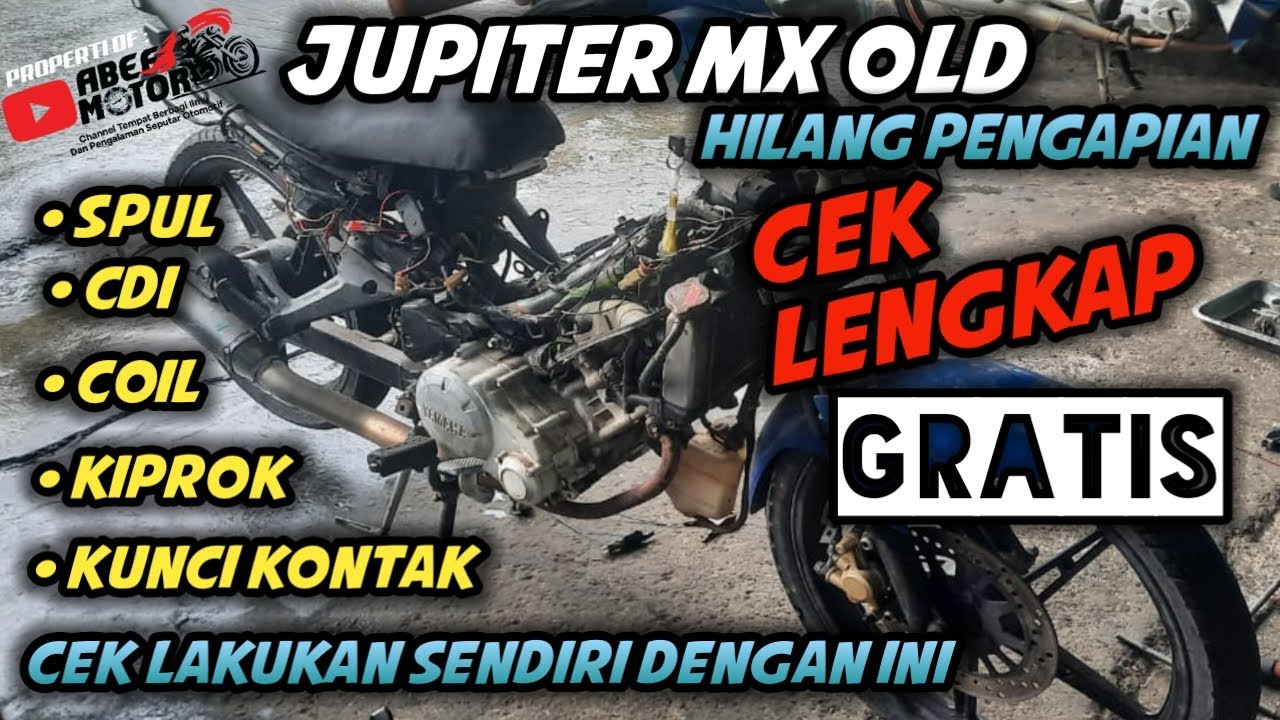 CARA MENGECEK JALUR KELISTRIKAN PADA MOTOR JUPITER MX LAMA. YANG HILANG PENGAPIAN ❗❗❗