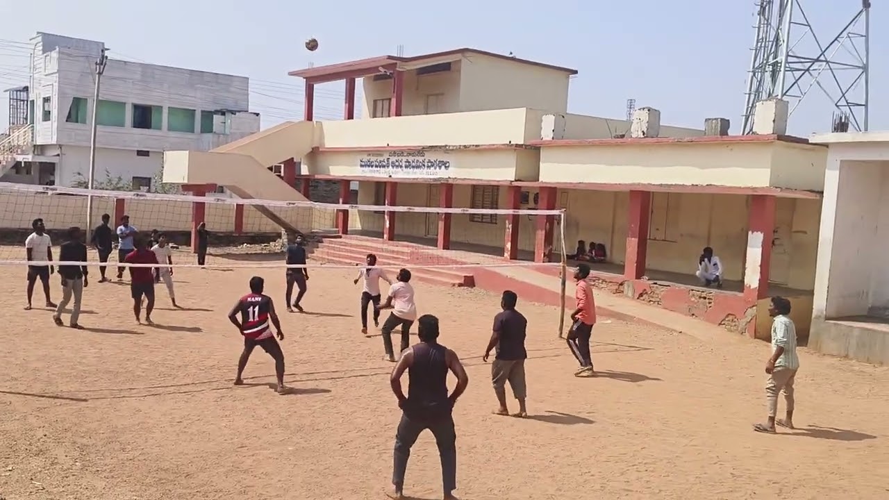 Volleyball boys in my village