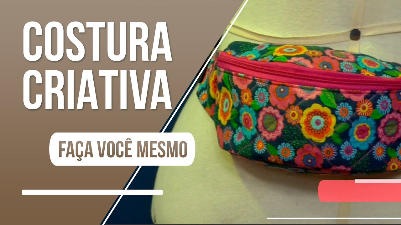 Aprenda a fazer uma pochete moderna e versátil