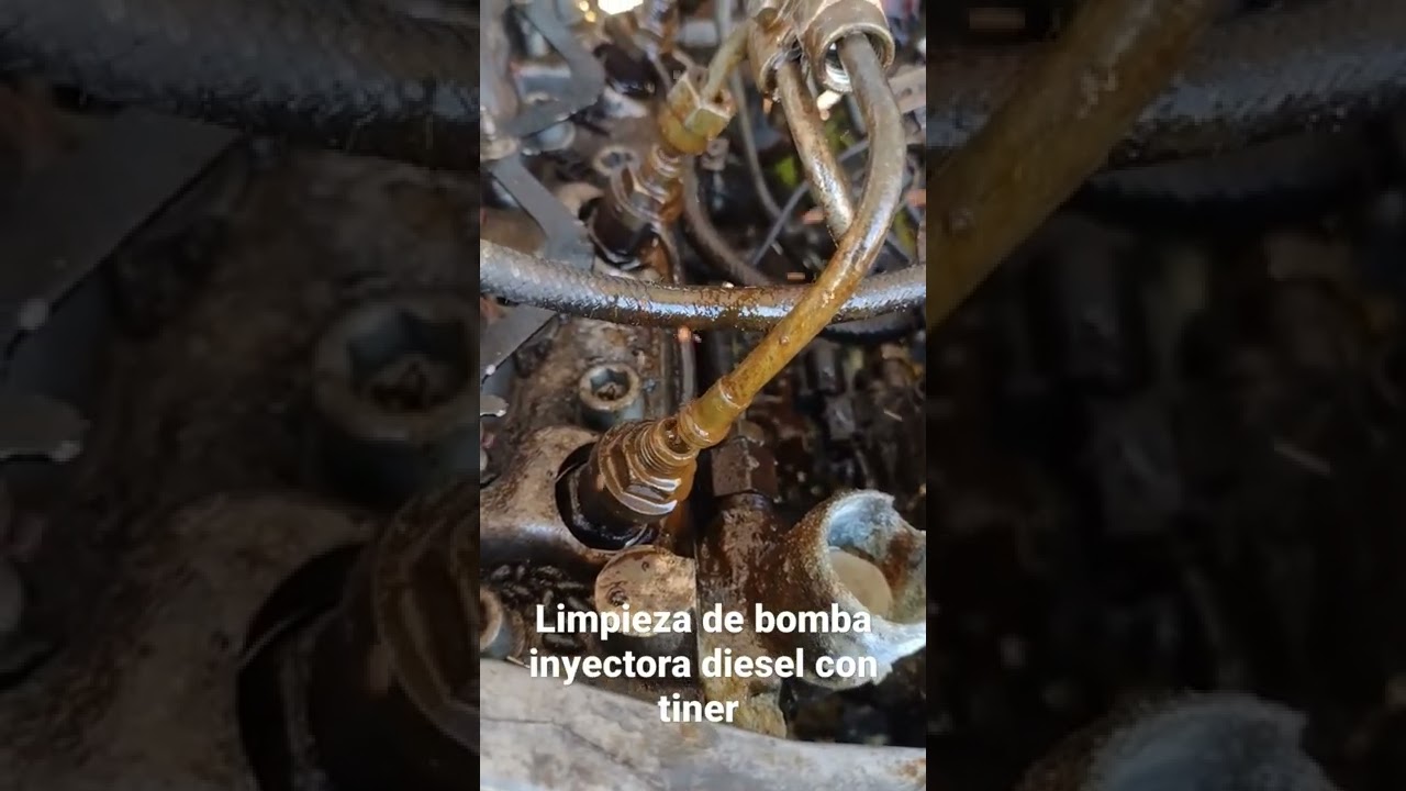 limpieza de bomba ijectora pegada