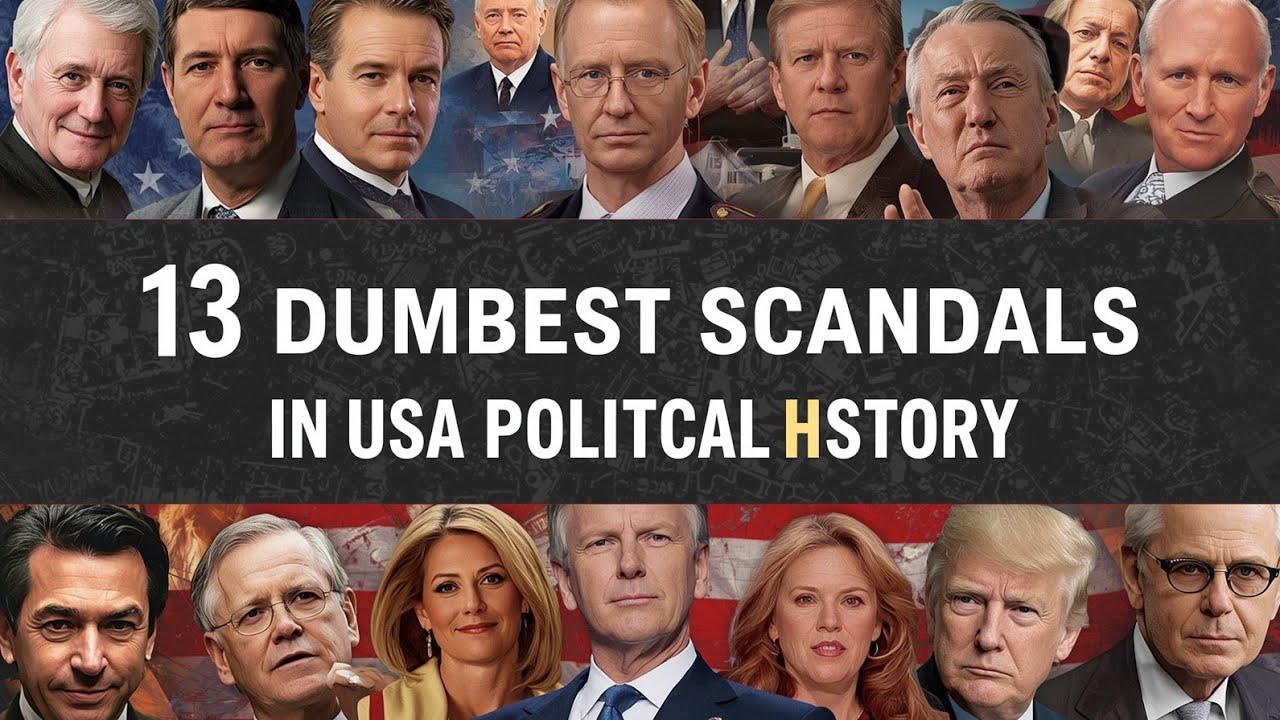 13 DUMBEST SCANDALS IN U.S POLITICAL HISTORY 