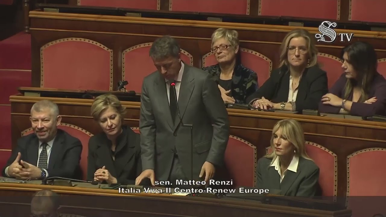 Renzi - Intervento in Senato (30.10.25)