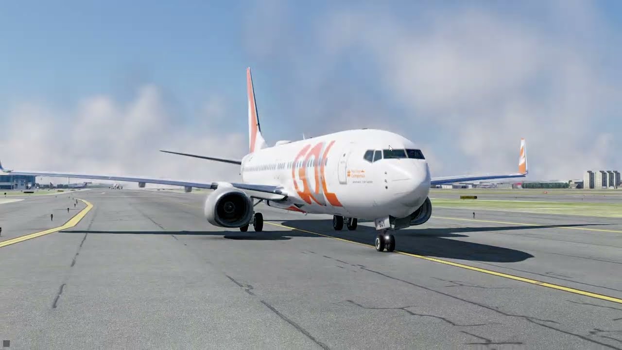 VOO GUARULHOS X MACEIÓ. XPLANE12. 737 - 800 ZIBO MOD.