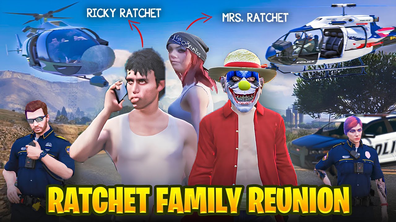 Mr. Ratchet’s Family Reunion Gone Wild 💀| GTA 5 RP Chaos with Ricky Ratchet (@Chatterbox-LIVE) 🤡