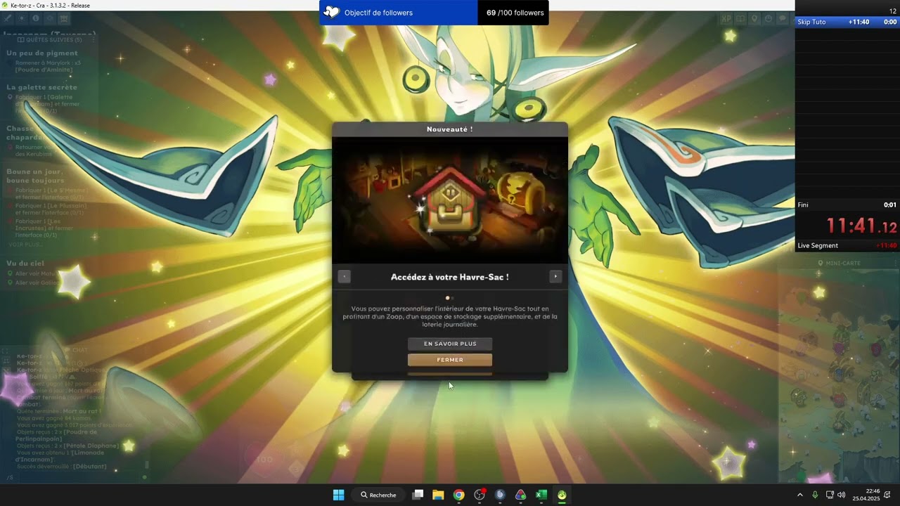 SpeedRun Dofus : Succ&egrave;s Fils d'incarnam