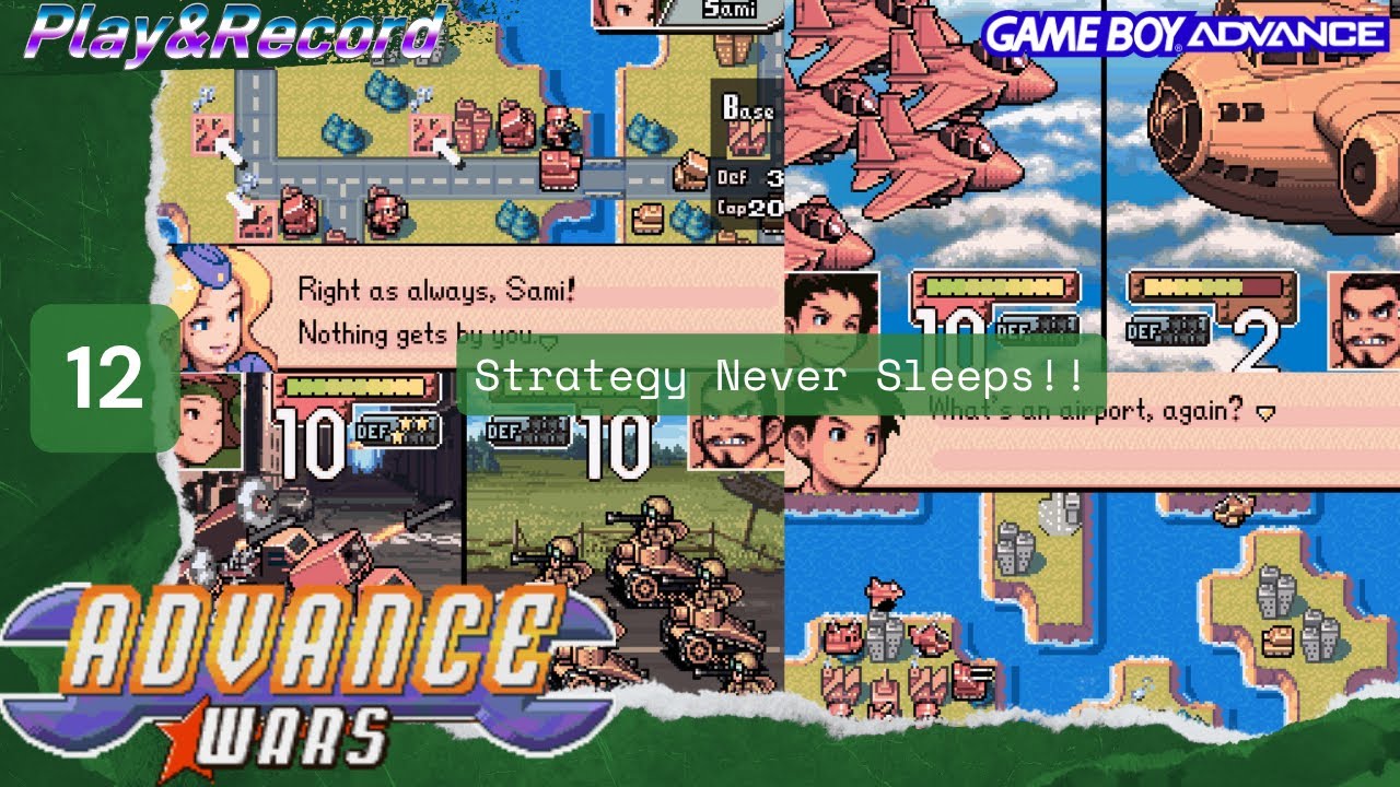 Advance Wars Part 12 (Game Boy Advance) Playthrough Non Commentary