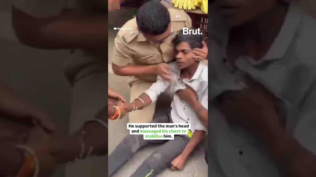 How a police officer's quick action saved a man during an epileptic seizure.