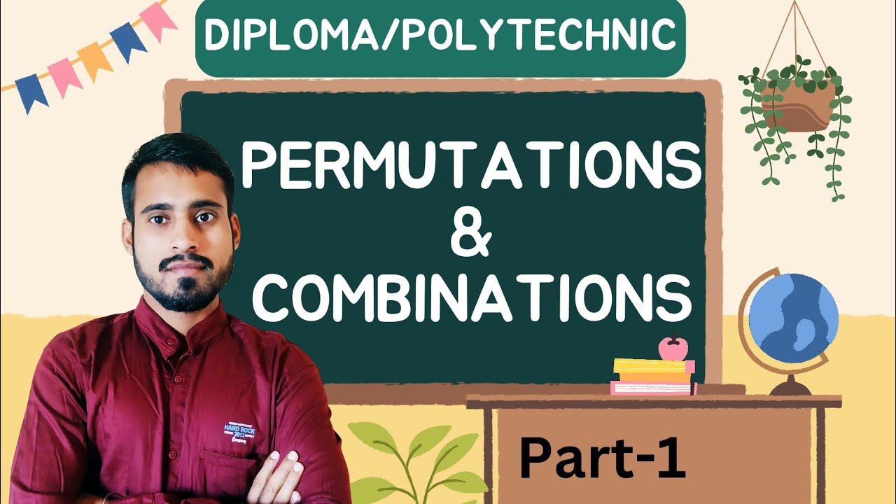 Permutations and Combinations | diploma math |polytechnic math | permutation and combination |part 1