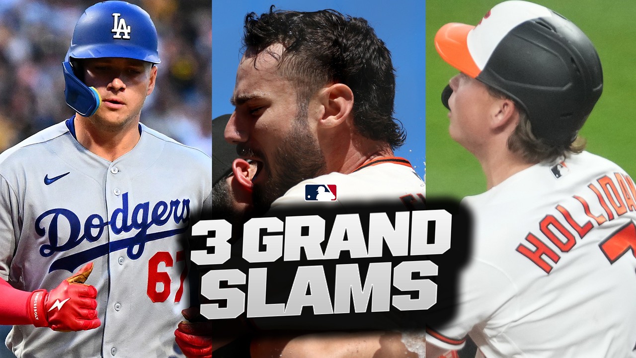 A trio of slams! Dodgers, Giants and Orioles belt grand slams across MLB on June 10, 2026!