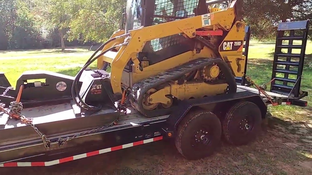 How I Tie-Down My Skid Steer!