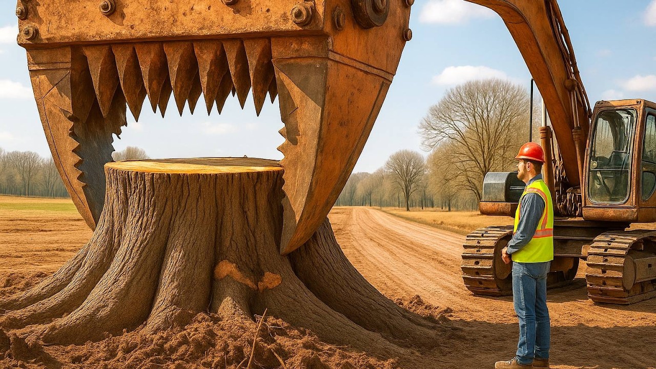 High-Performance Forestry Machines | Fastest Giant Chainsaw Tree Cutting Technology