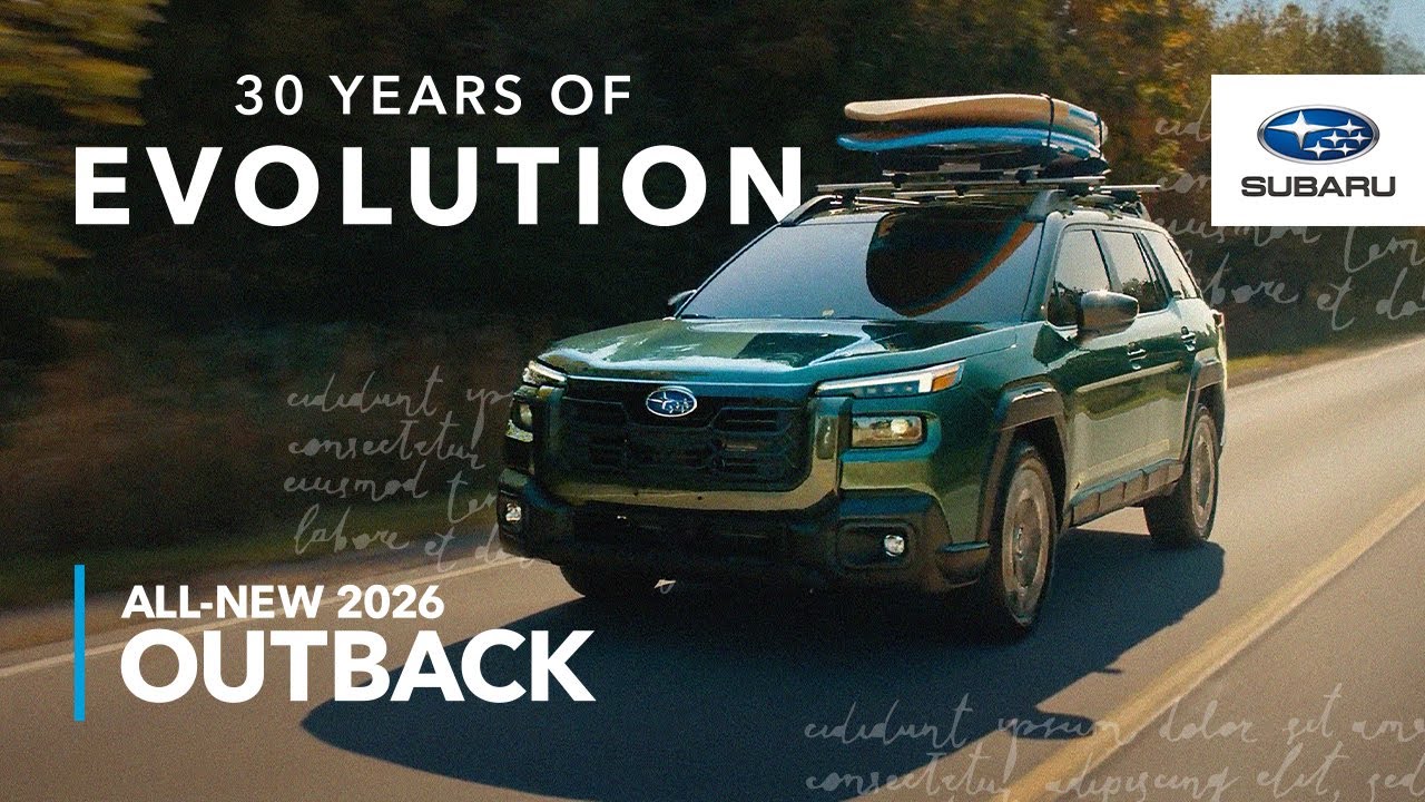 2026 Subaru Outback & Outback Wilderness - 30 Years of Evolution | Commercial