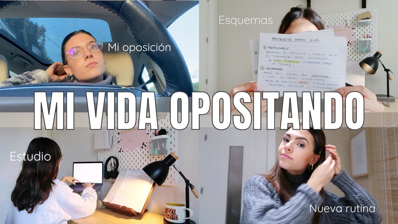 UNA SEMANA EN MI VIDA ESTUDIANDO OPOSICIONES: Curso selectivo, Tardes de estudio, Cómo hago esquemas