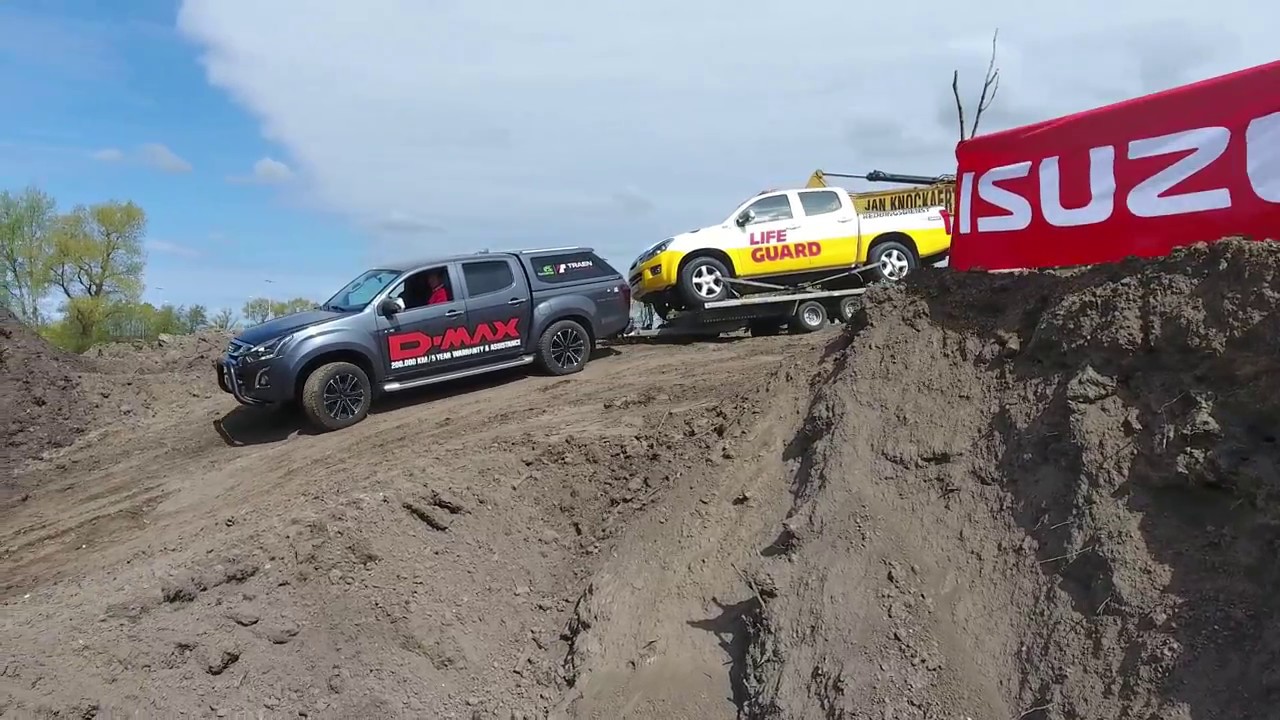 Isuzu D-max 1.9 offroad met aanhangwagen