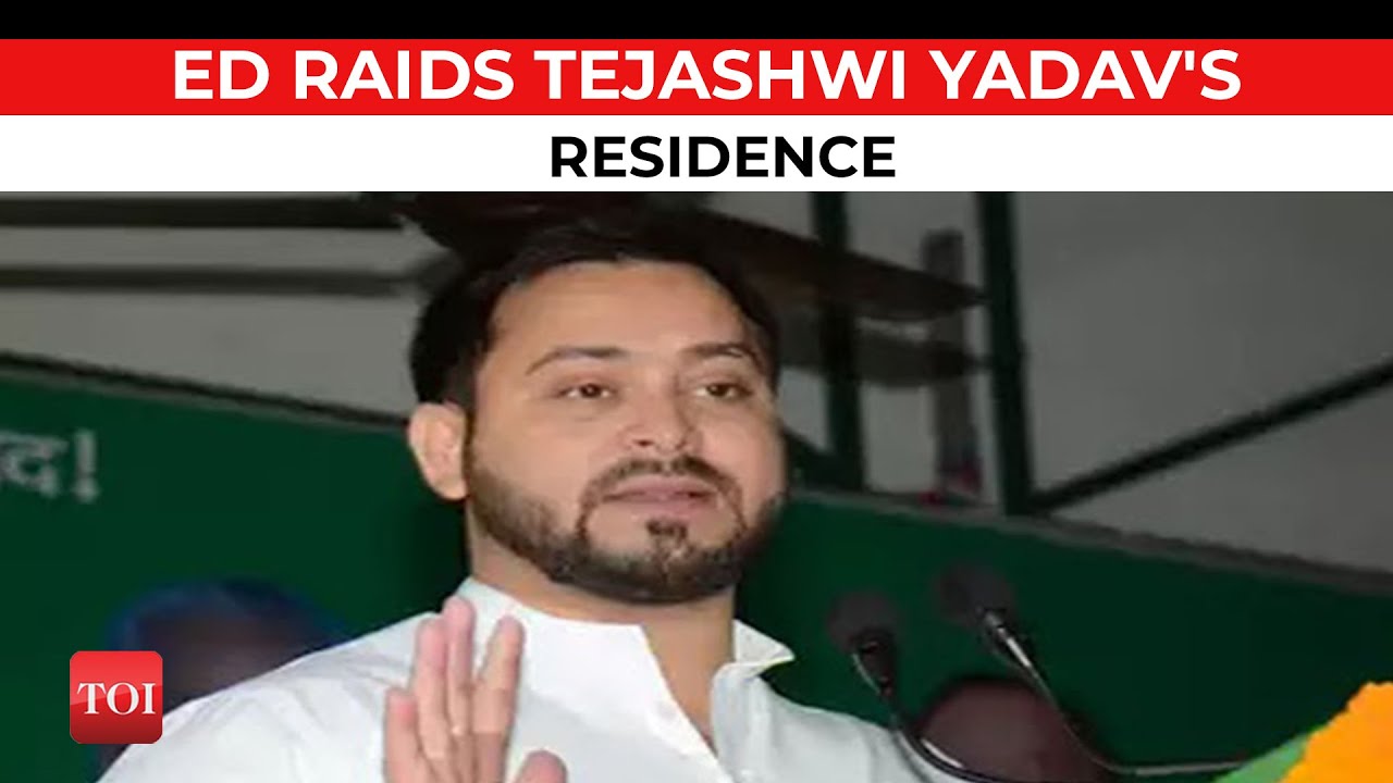 Land-for-jobs scam case: ED conducts raids at Tejashwi Yadav's Delhi residence