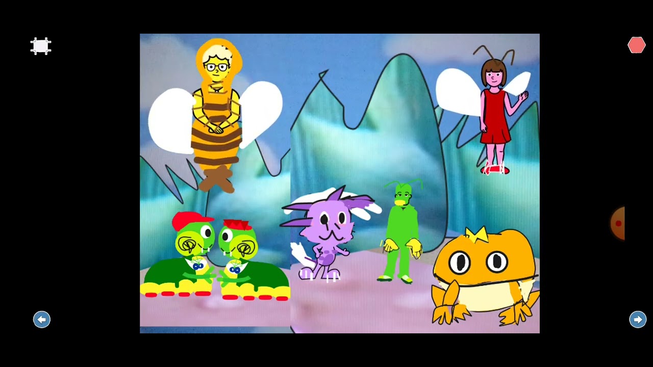 заставка лунтик в scratch Jr