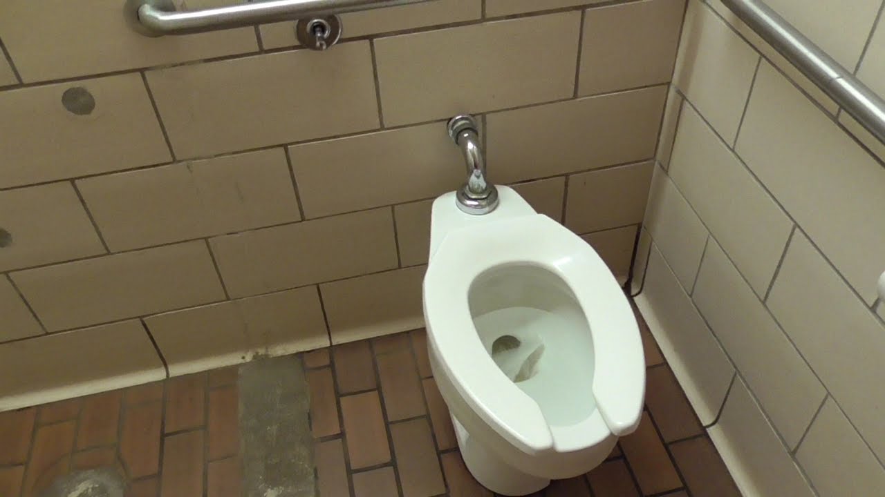[413] circa 1985 park restroom reshoot with American Standard fixtures