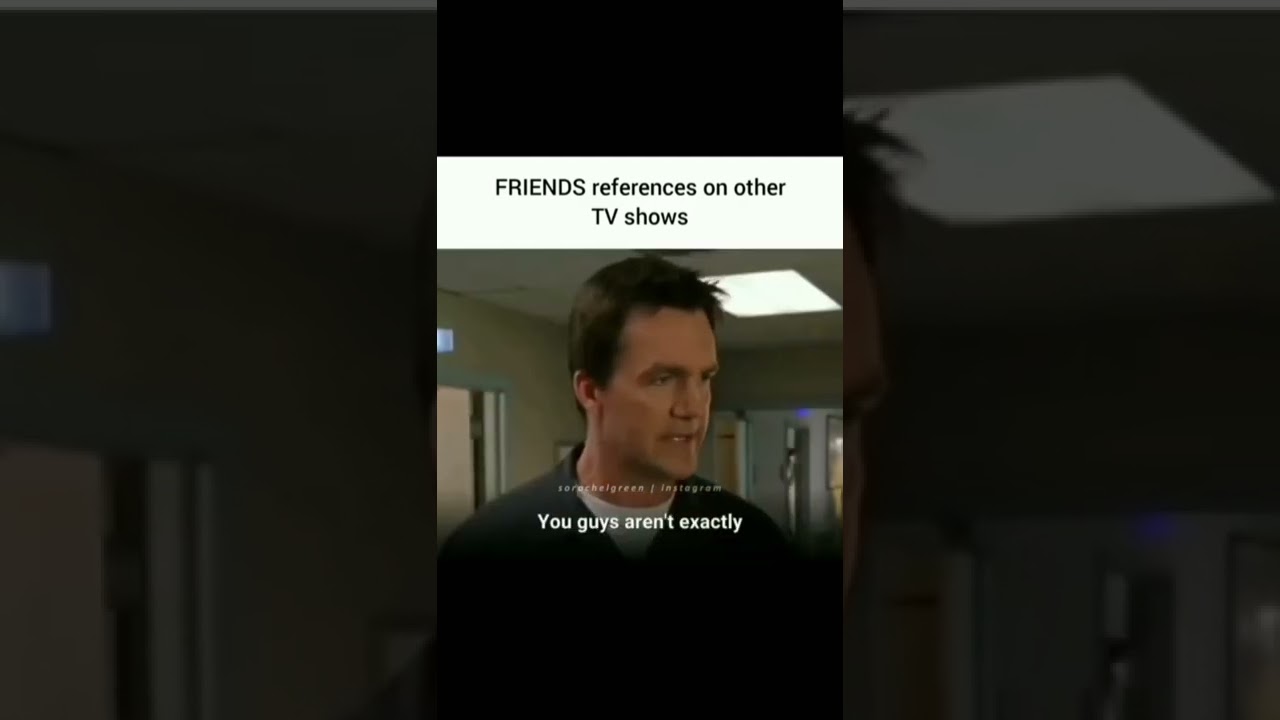 FRIENDS reference on other TV shows | #shorts #friends #friendstv