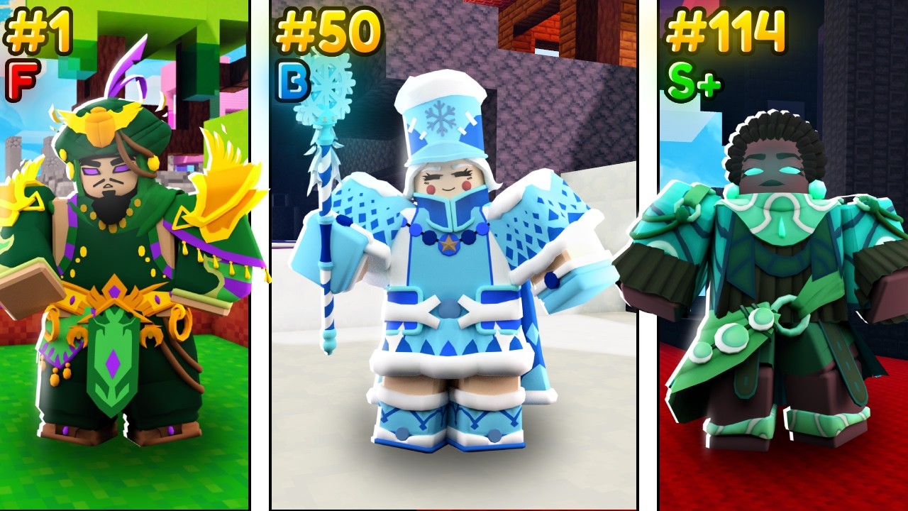 I Ranked Every Roblox Bedwars Kit... (114 Kits)