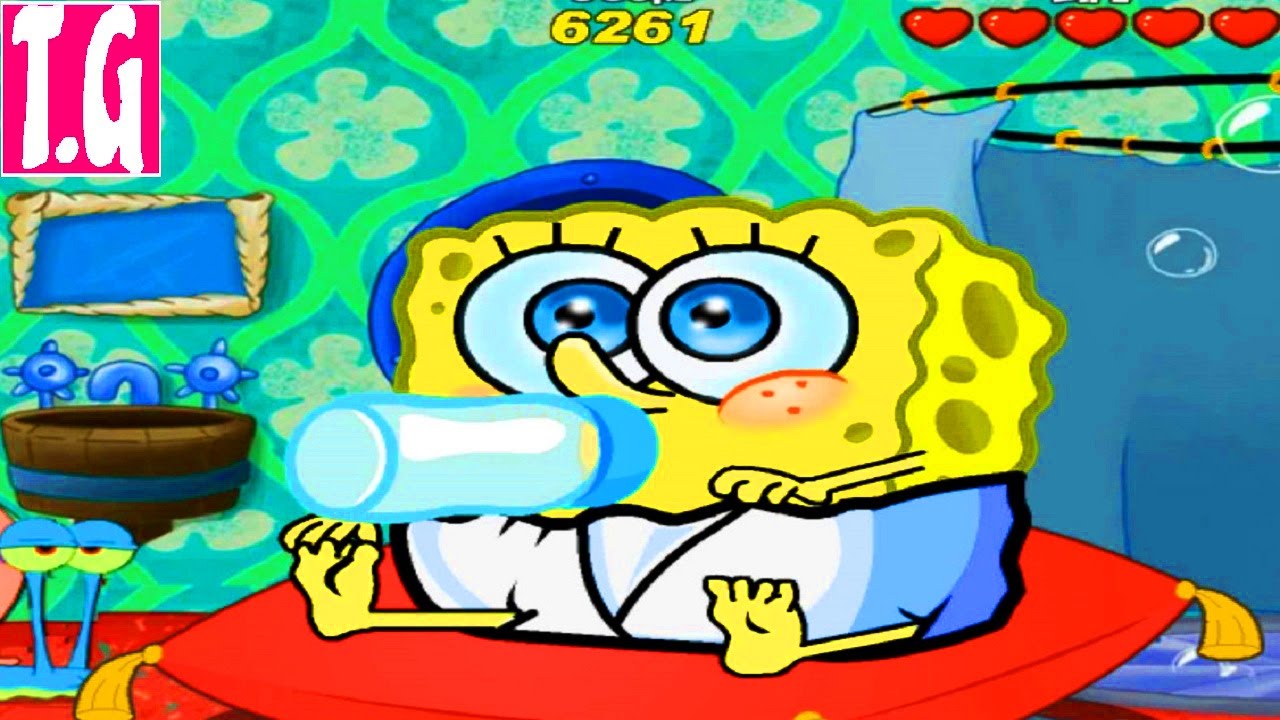 Care Baby Spongebob— SPONGEBOB GAME .  HD 1080p
