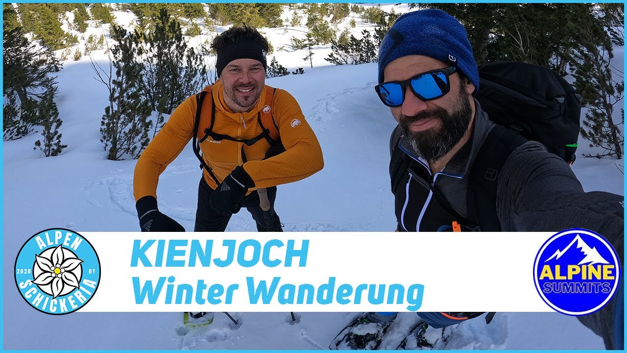 Kienjoch Winter in den Ammergauer Alpen #Kienjoch #Winter #Wanderung