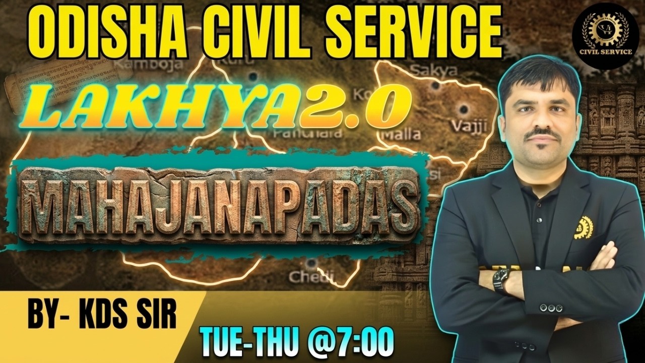 OPSC OCS Prelims 2025-26 History : Mahajanapadas Concept & MCQs | OPSC OCS History