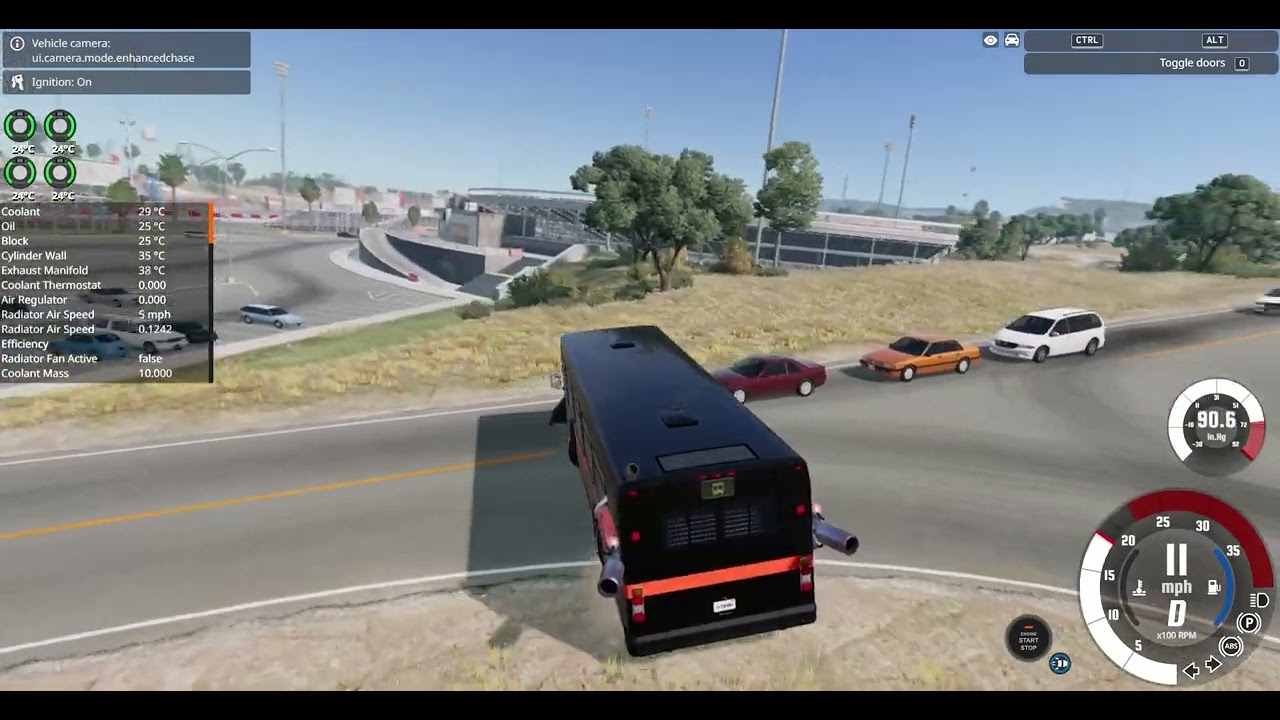 BeamNG drive suriving from police cars part 2