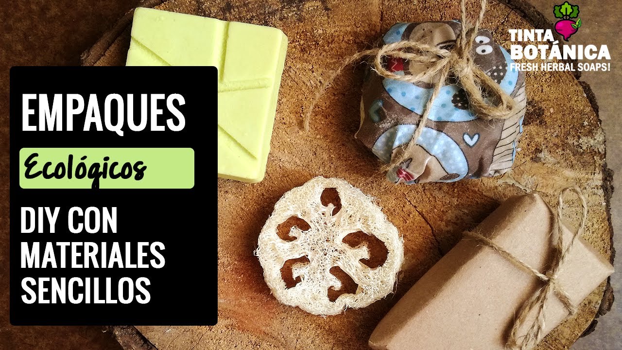 EMPAQUES ECOLÓGICOS PARA JABONES ARTESANALES | Fácil y funcional