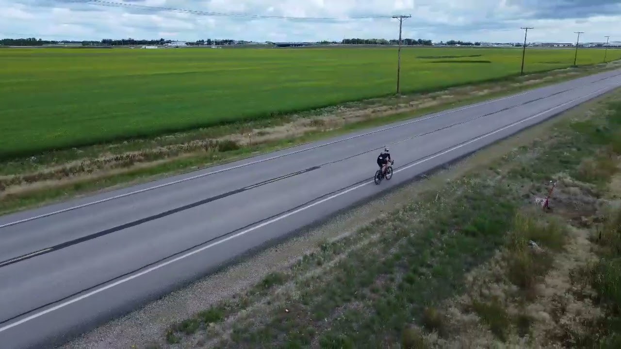 Open roads around Regina, SK