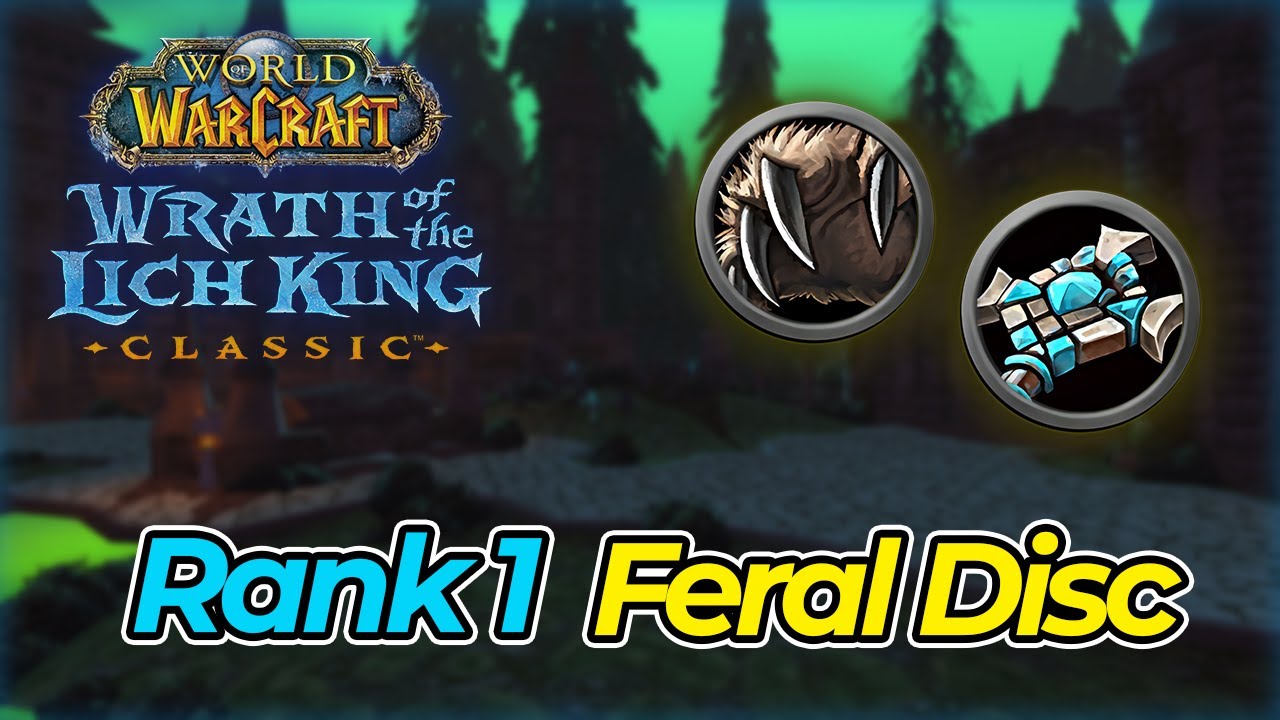 #1 Feral Disc on WotLK (3000+ MMR games) | Wrath Classic arena