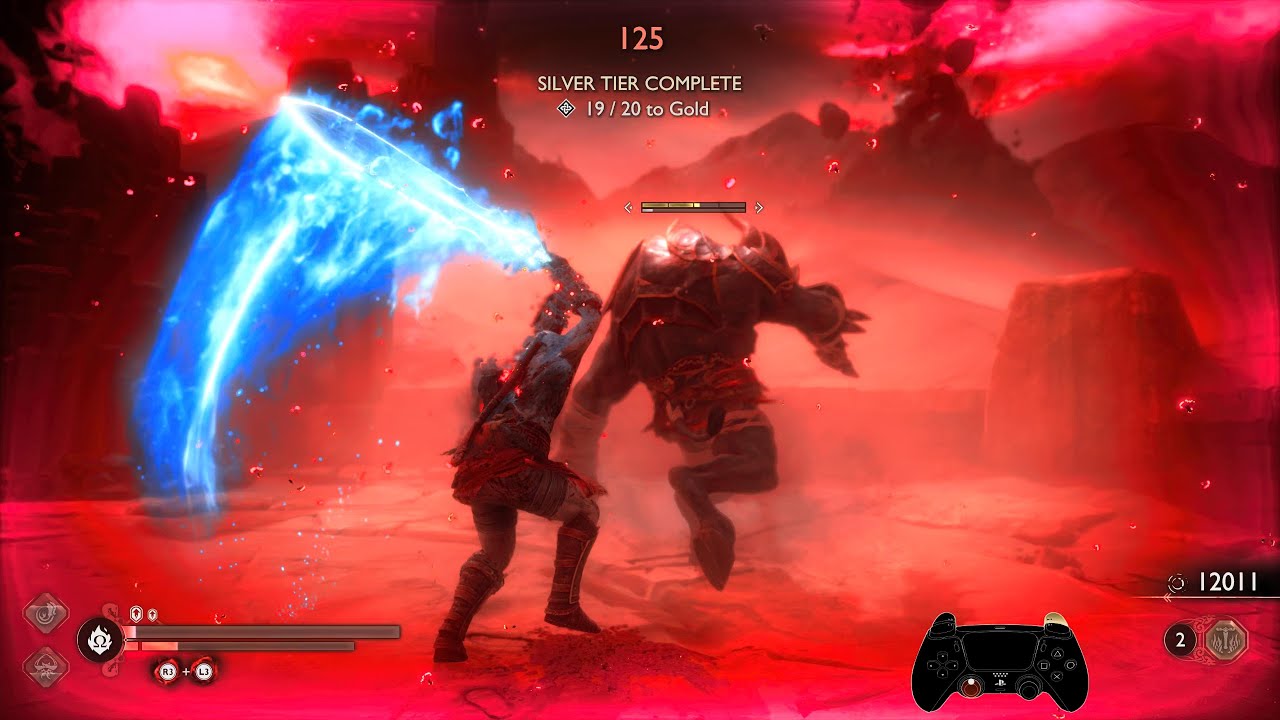 God of War Ragnarök- Leviathan Axe and Blade of Chaos  Penalty Of Breaching in Vahalla  Gameplay-PS5