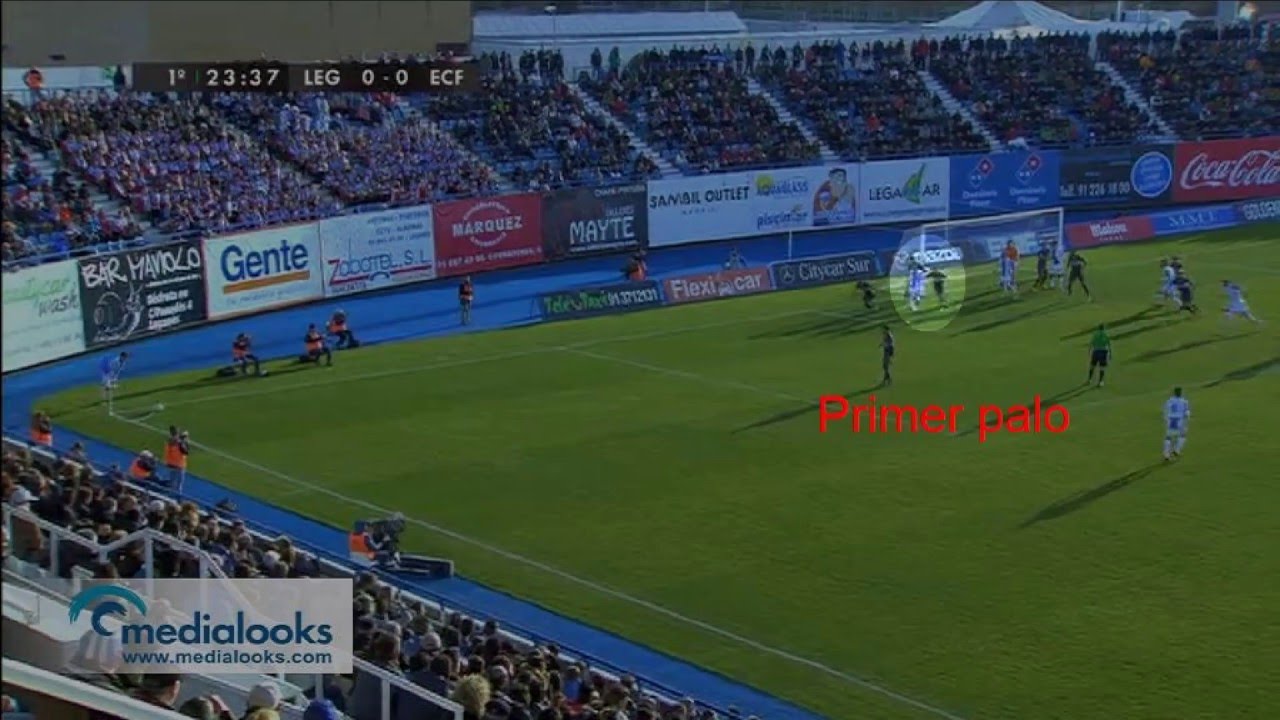 CD Legan&eacute;s 15/16. Saques esquina 1r palo. CD Legan&eacute;s 0 - Elche CF 0. Liga Adelante 15/16